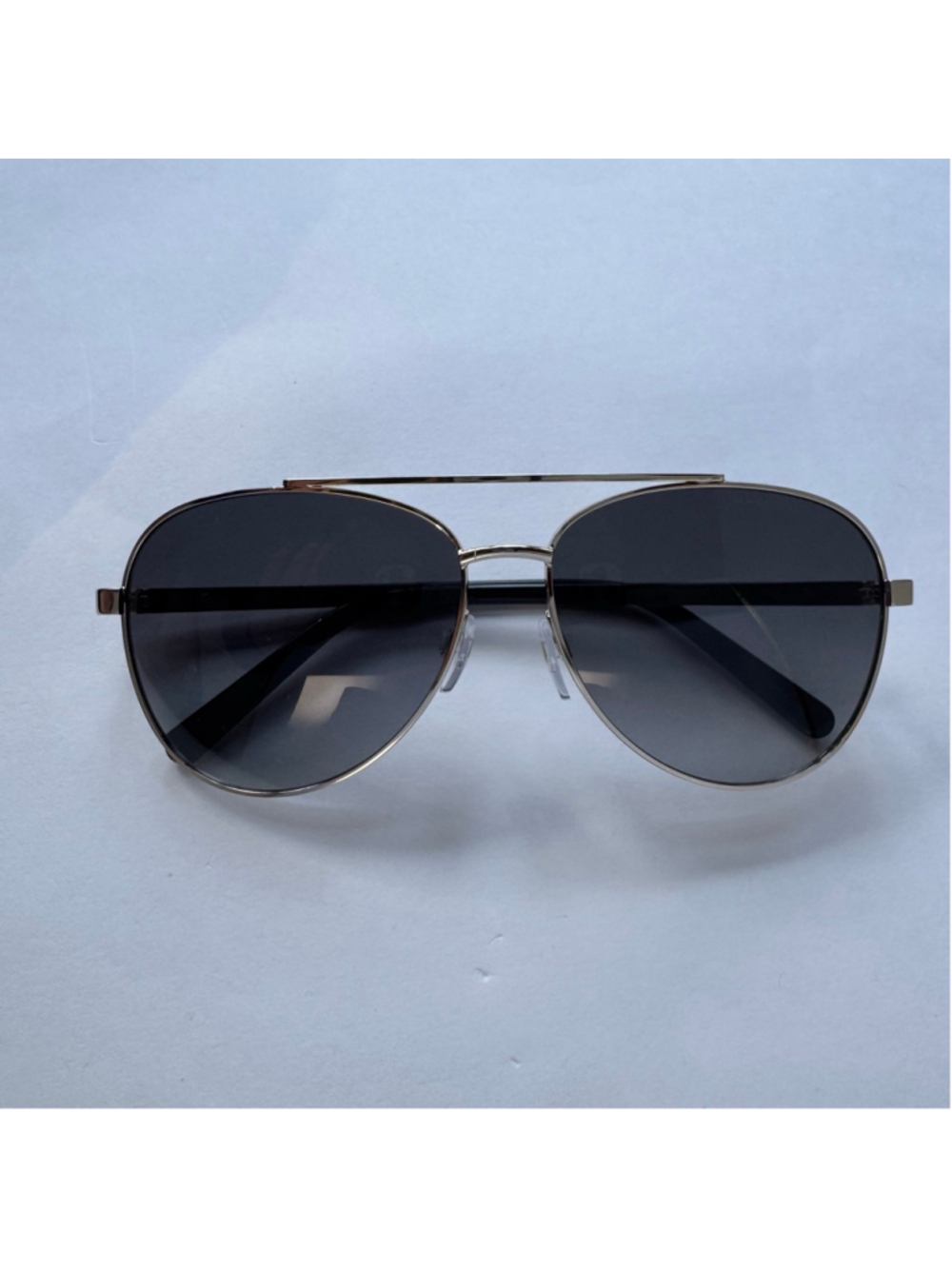 NEW Marc Jacobs 760/S Aviator Sunglasses Gold Black Gray Gradient 60mm - Picture 4 of 11